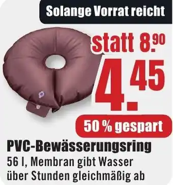 B1 Discount Baumarkt PVC-Bewässerungsring Angebot