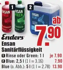 B1 Discount Baumarkt Enders Ensan Sanitärflüssigkeit Angebot