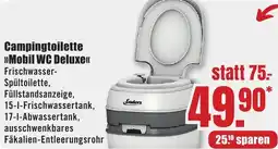 B1 Discount Baumarkt Campingtoilette Mobil WC Deluxe Angebot