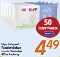 inkoop Hipp Babysanft Feuchttücher Angebot