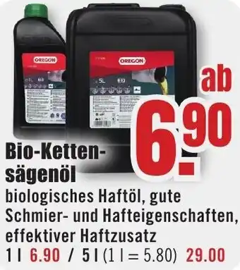B1 Discount Baumarkt OREGON Bio-Kettensägenöl Angebot