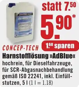 B1 Discount Baumarkt CONCEP-TECH Harnstofflösung AdBlue Angebot