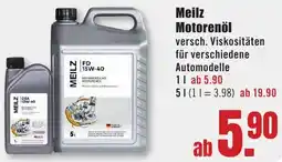 B1 Discount Baumarkt Meilz Motorenöl Angebot