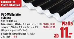 B1 Discount Baumarkt PVC-Wellplatte Sinus Angebot