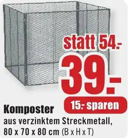B1 Discount Baumarkt Komposter Angebot
