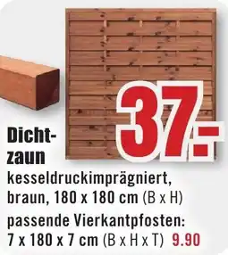 B1 Discount Baumarkt Dichtzaun Angebot