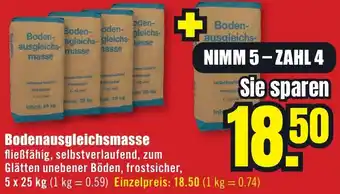 B1 Discount Baumarkt Bodenausgleichsmasse Angebot