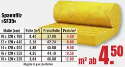 B1 Discount Baumarkt Spannfilz SF35 Angebot