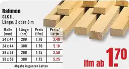 B1 Discount Baumarkt Rahmen Angebot