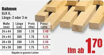 B1 Discount Baumarkt Rahmen Angebot
