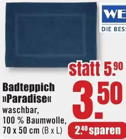 B1 Discount Baumarkt WENKO Badteppich Paradise Angebot