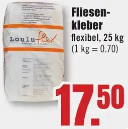B1 Discount Baumarkt Fliesenkleber Angebot