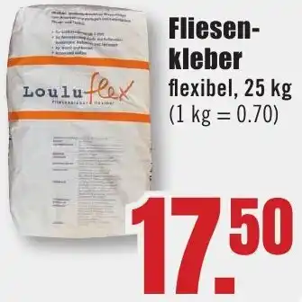 B1 Discount Baumarkt Fliesenkleber Angebot