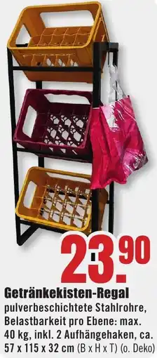 B1 Discount Baumarkt Getränkekisten-Regal Angebot