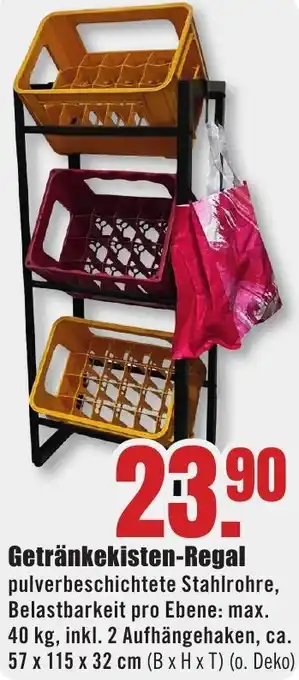B1 Discount Baumarkt Getränkekisten-Regal Angebot