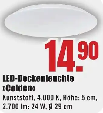 B1 Discount Baumarkt LED-Deckenleuchte Colden Angebot