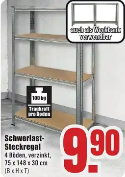 B1 Discount Baumarkt Schwerlast Steckregal Angebot
