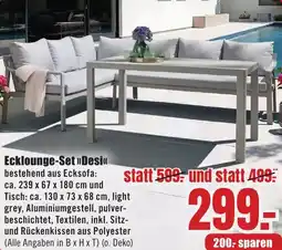 B1 Discount Baumarkt Ecklounge-Set Desi Angebot
