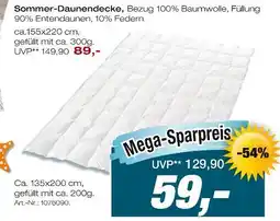 Möbel Inhofer Sommer-daunendecke Angebot