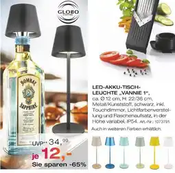 Möbel Inhofer Led-akku-tischleuchte 'vannie 1' Angebot