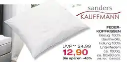 Möbel Inhofer Sanders kauffmann feder-kopfkissen Angebot