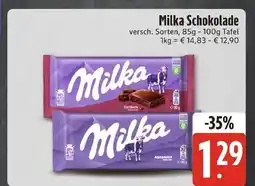Edeka Milka milka schokolade Angebot