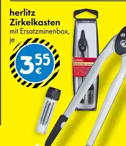 TEDi Herlitz zirkelkasten mit ersatzminenbox Angebot