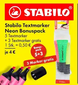 TEDi Stabilo textmarker neon bonuspack Angebot