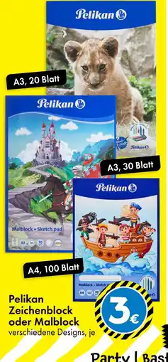 TEDi Pelikan zeichenblock a3, 20 blatt Angebot
