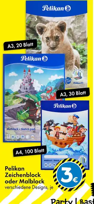 TEDi Pelikan zeichenblock a3, 20 blatt Angebot