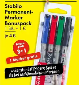 TEDi Stabilo permanent-marker bonuspack Angebot