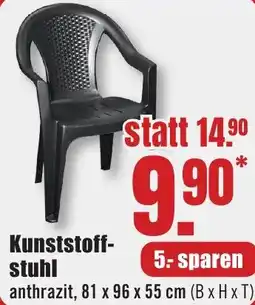 B1 Discount Baumarkt Kunststoffstuhl Angebot