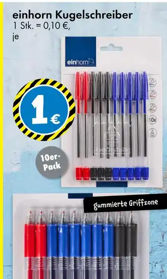 TEDi Einhorn kugelschreiber Angebot