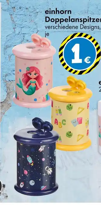 TEDi Einhorn doppelanspitzer Angebot