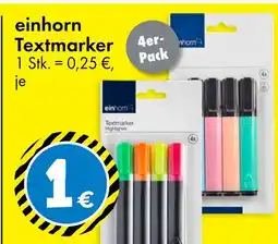 TEDi Einhorn textmarker Angebot