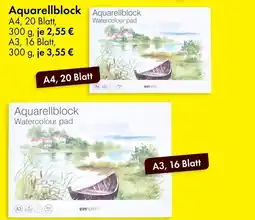TEDi Einhorn aquarellblock a4 Angebot