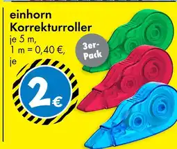 TEDi Einhorn korrekturroller Angebot
