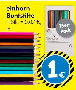 TEDi Einhorn buntstifte Angebot