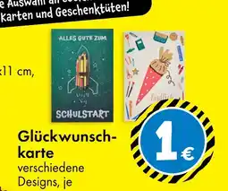 TEDi Glückwunschkarte schulstart Angebot