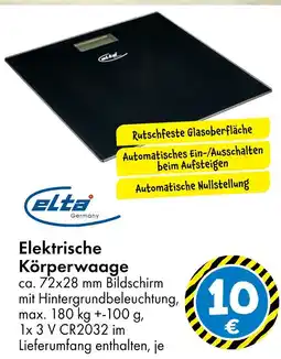 TEDi Elta elektrische körperwaage Angebot