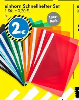TEDi Einhorn schnellhefter set Angebot