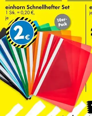 TEDi Einhorn schnellhefter set Angebot