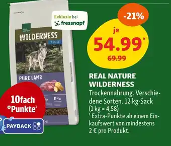 Fressnapf Real nature wilderness Angebot