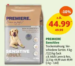 Fressnapf Premiere sensitive trockennahrung Angebot