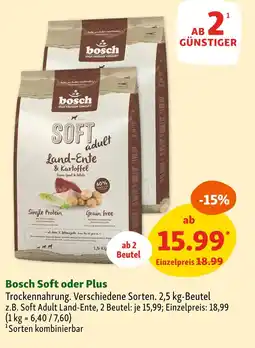 Fressnapf Bosch soft oder plus trockennahrung Angebot