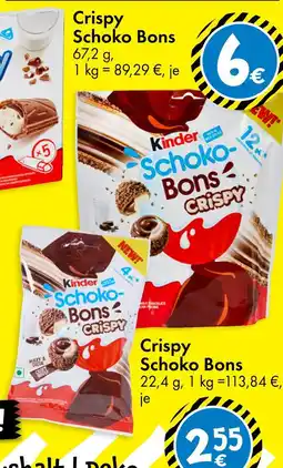 TEDi Kinder crispy schoko bons Angebot