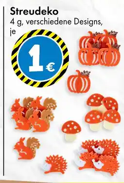 TEDi Streudeko kürbis Angebot