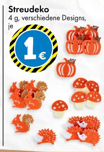 TEDi Streudeko kürbis Angebot