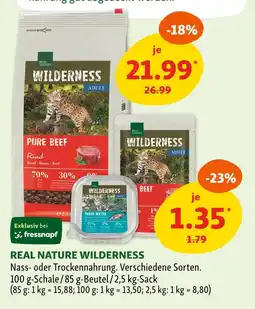 Fressnapf Real nature wilderness Angebot