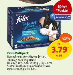 Fressnapf Purina felix multipack nassnahrung Angebot
